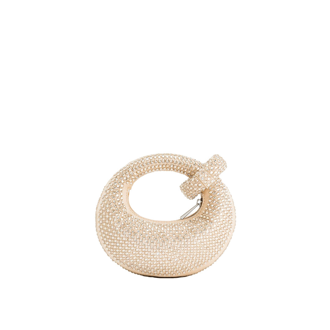 JW PEI Abacus Artificial Crystal Mini Top Handle Bag - Yellow