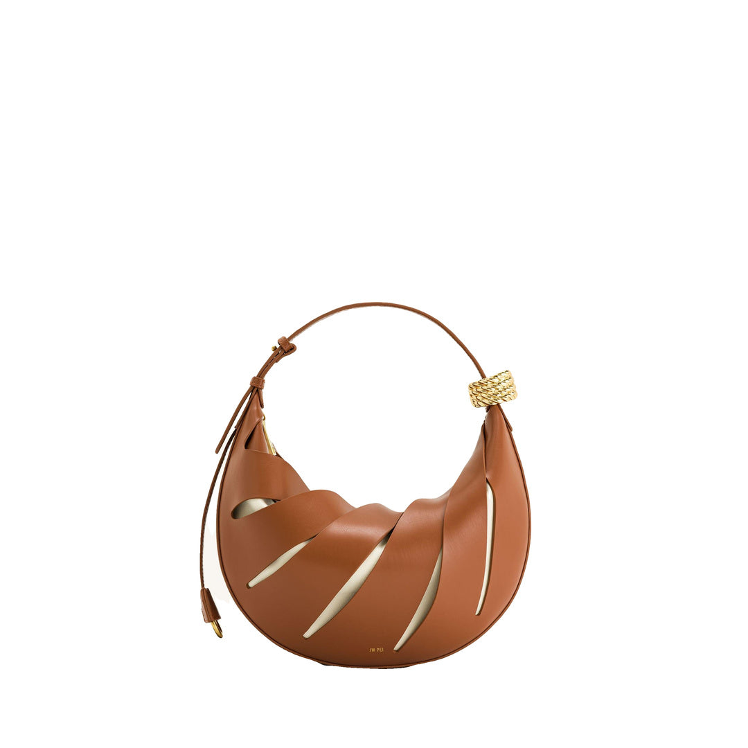 JW PEI Jana Hollow Out Shoulder Bag - Brown