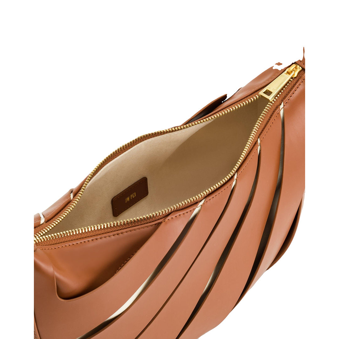 JW PEI Jana Hollow Out Shoulder Bag - Brown