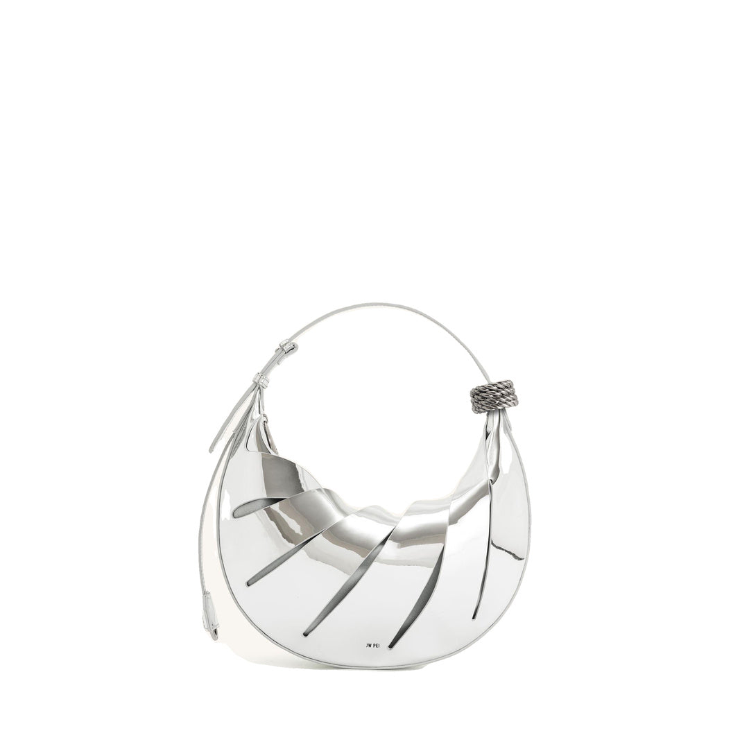 JW PEI Jana Hollow Out Shoulder Bag - Silver