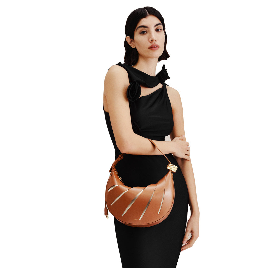 JW PEI Jana Hollow Out Shoulder Bag - Brown