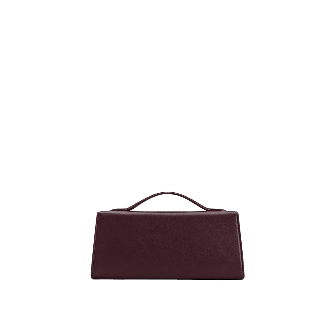 JW PEI Lena Metal Rope Knot Top Handle Bag - Deep Claret