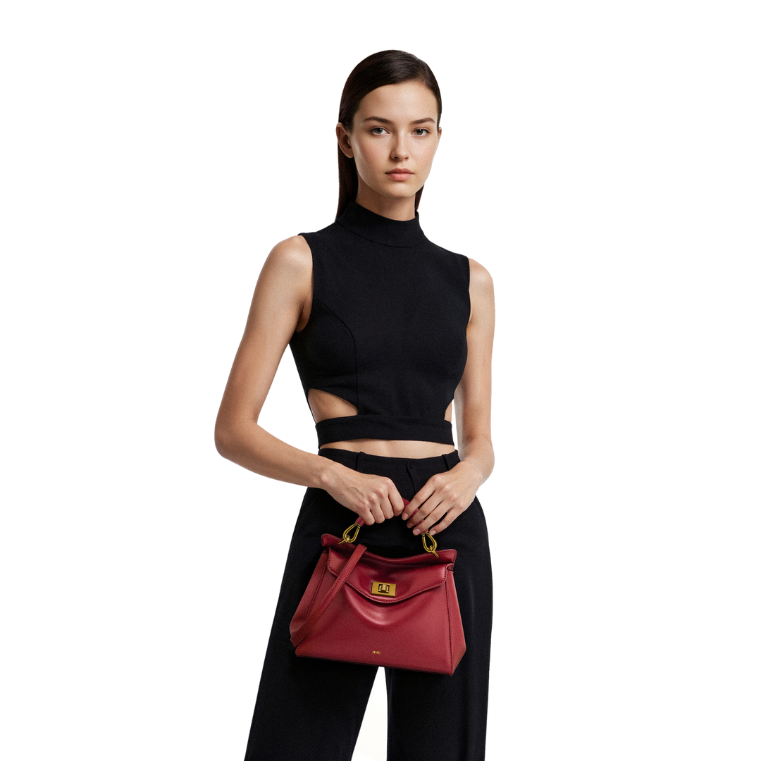 JW PEI Lucia Classic Top Handbag - Claret