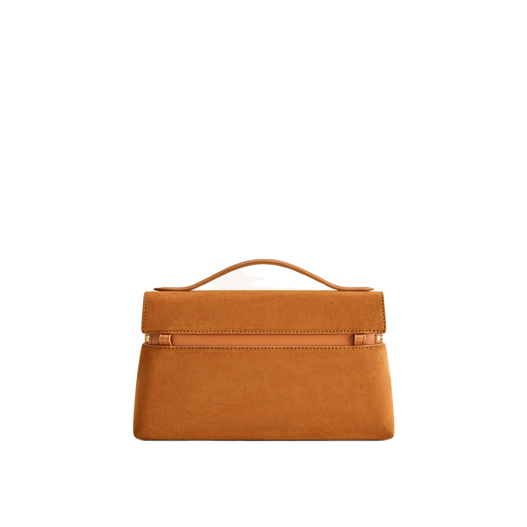 JW PEI Thea Faux Suede Top Handle Bag - Camel