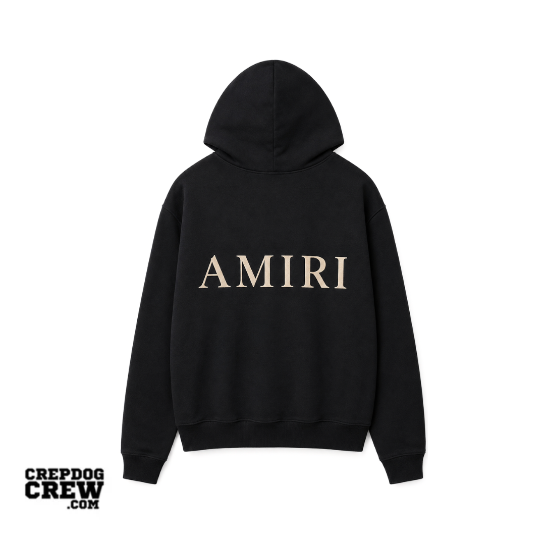 AMIRI PUFF LOGO HOODIE BLACK