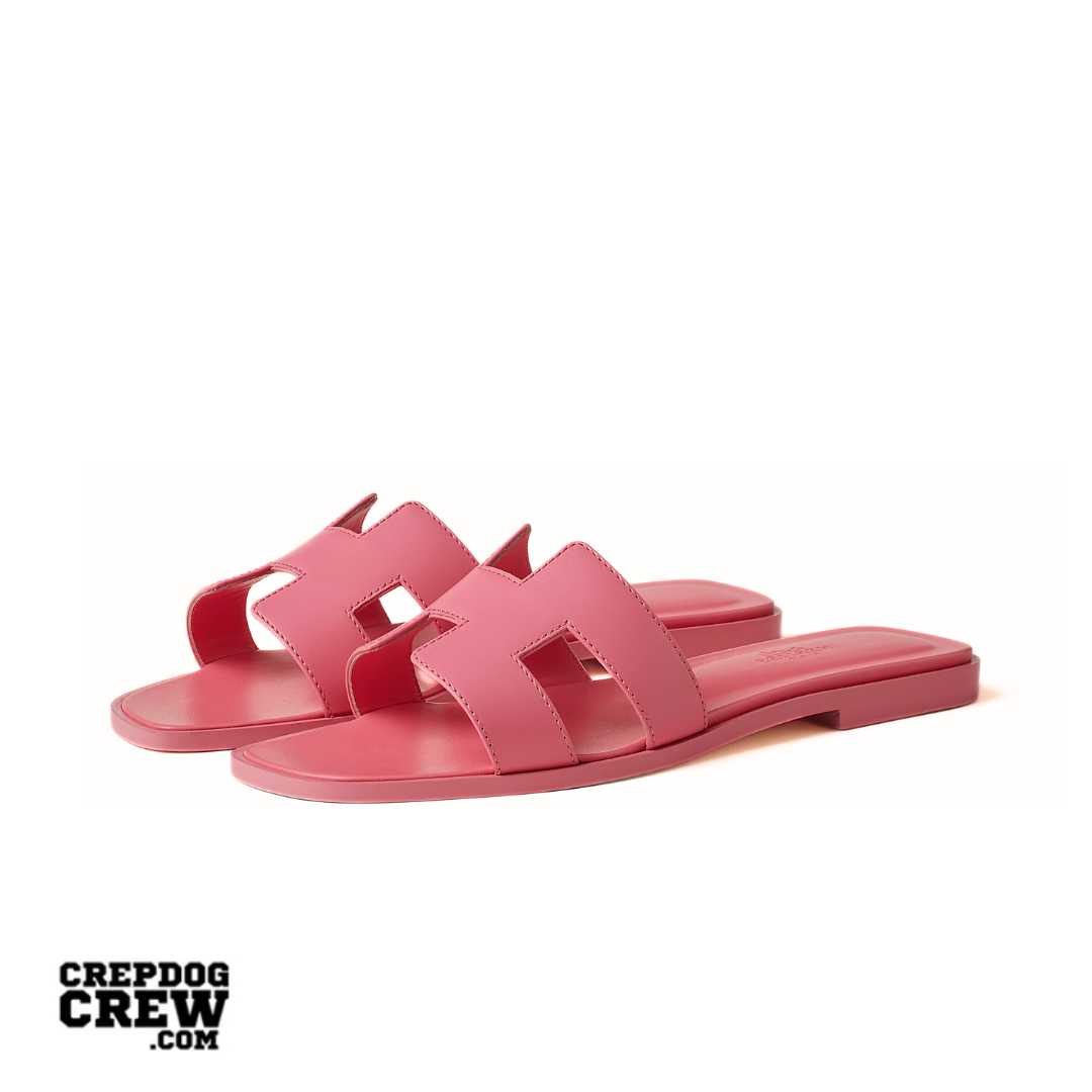 HERMES ORAN SANDAL ROSE PETALE