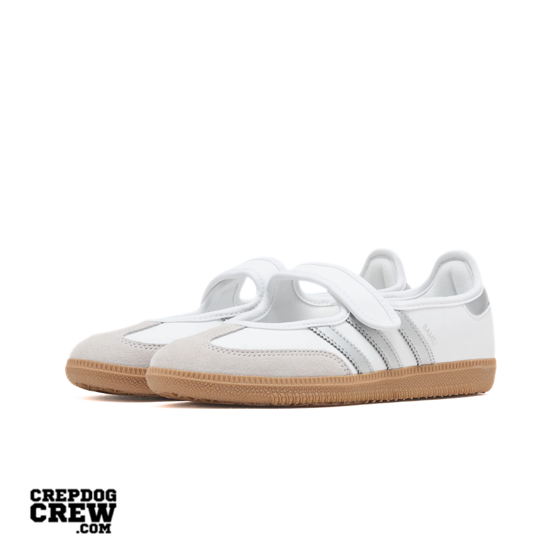 adidas Samba Jane White Silver Metallic (W)