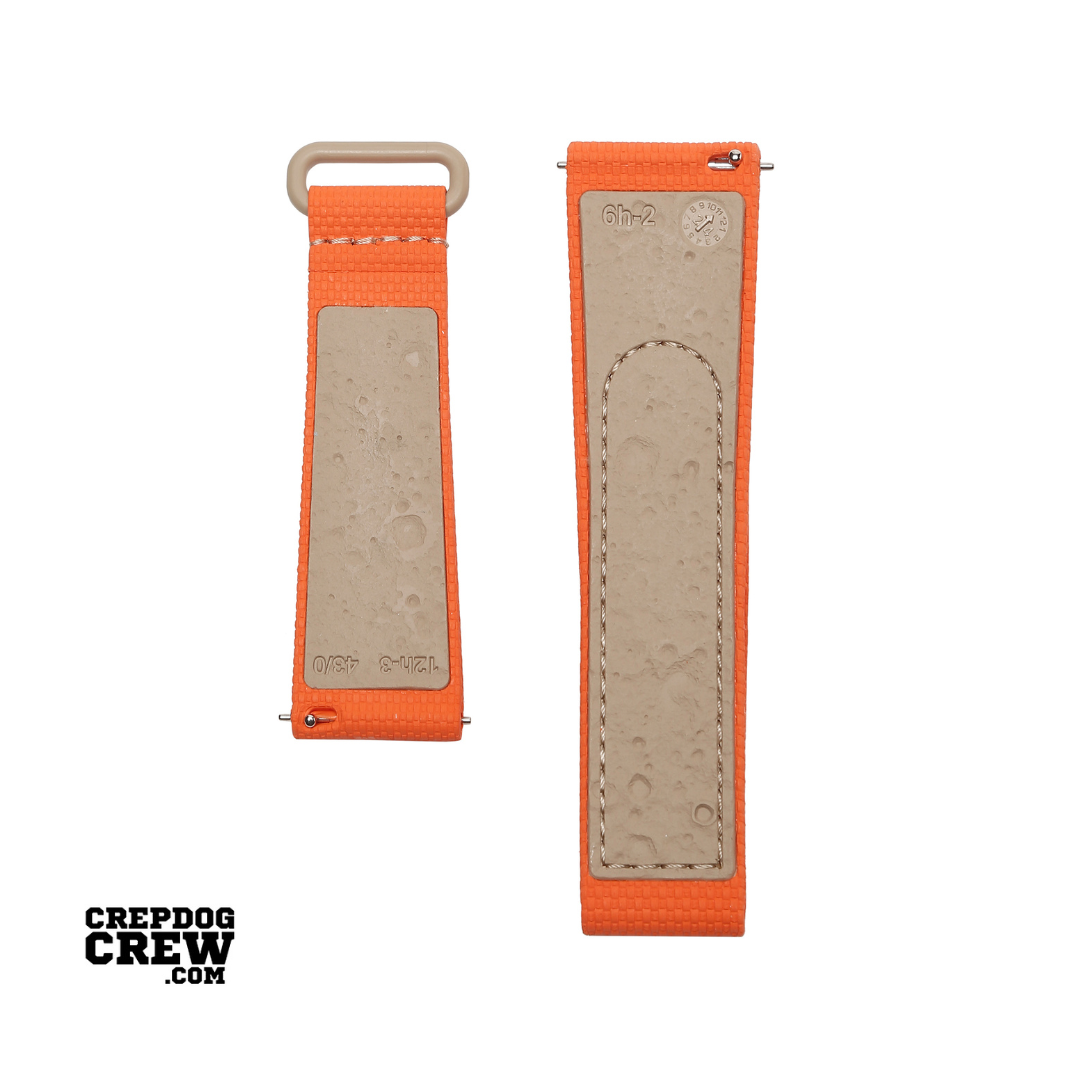 Swatch x Omega Bioceramic Moonswatch White Orange Sand Straps
