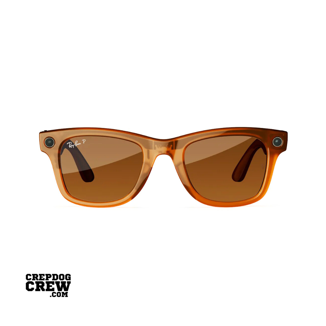 Ray-Ban Meta Wayfarer Shiny Caramel ( Brown )