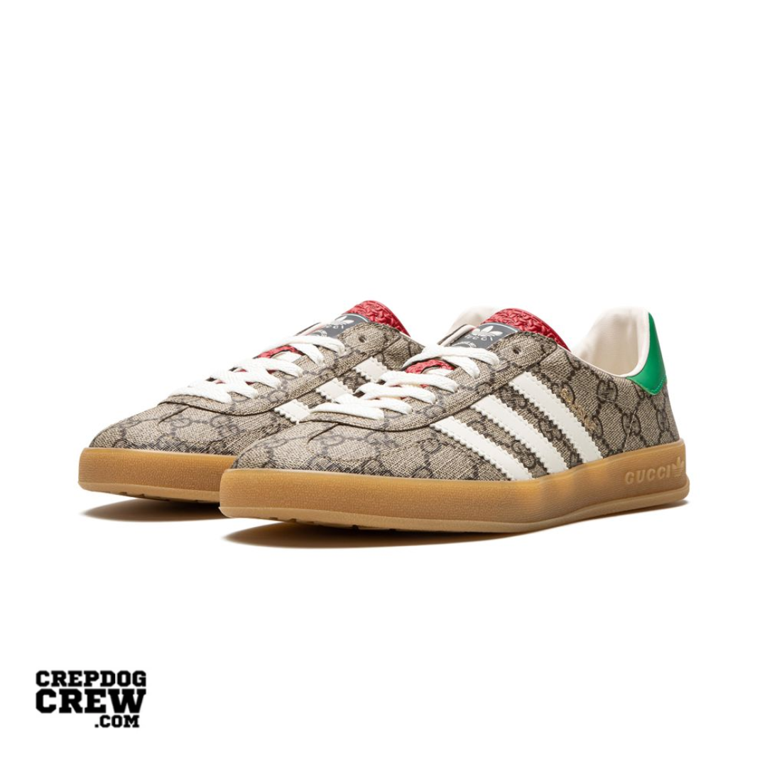 adidas x Gucci Gazelle Beige GG Monogram