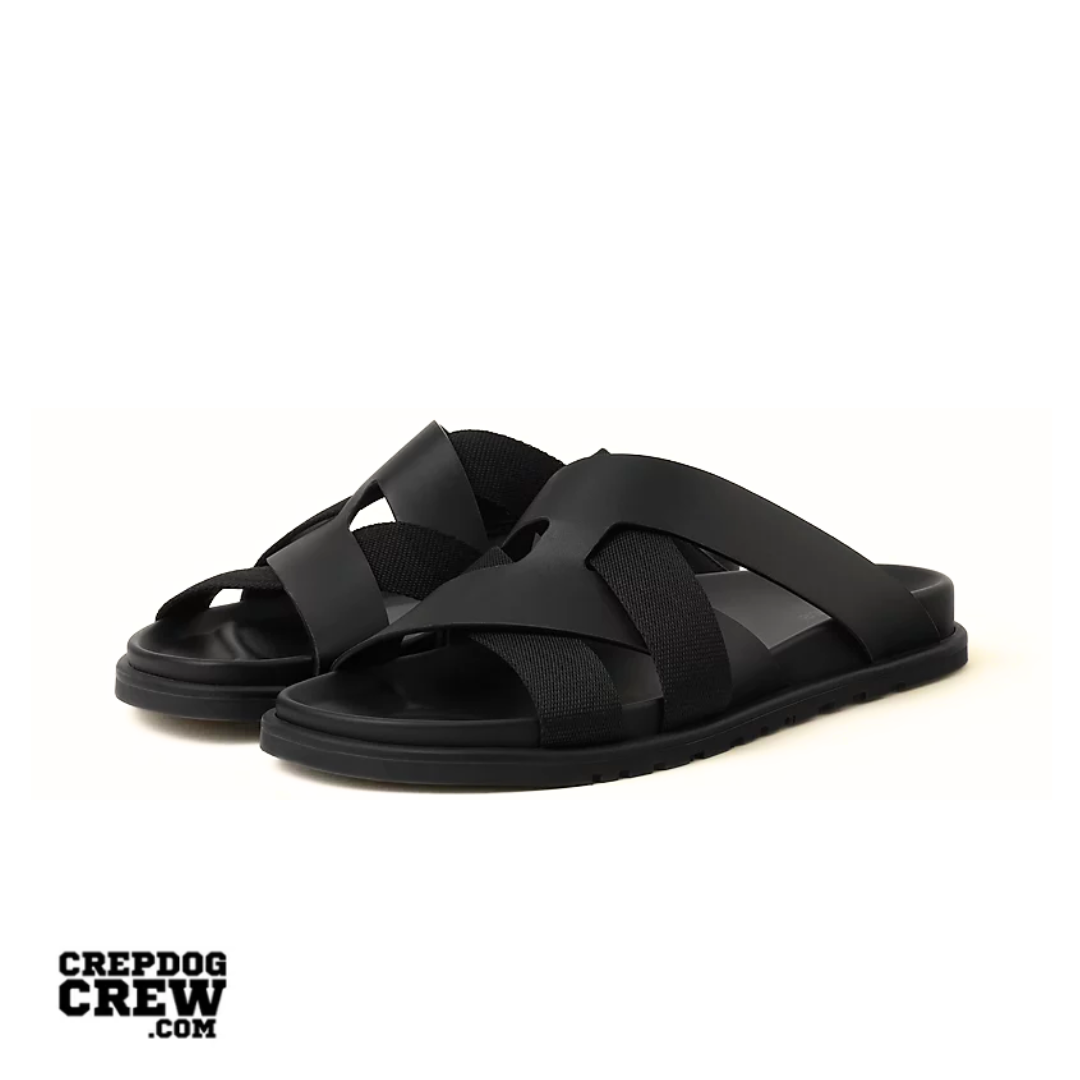 HERMES KAZIMIR SANDAL NOIR