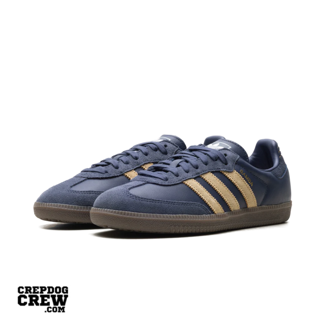 adidas Samba OG Shadow Navy Golden Beige