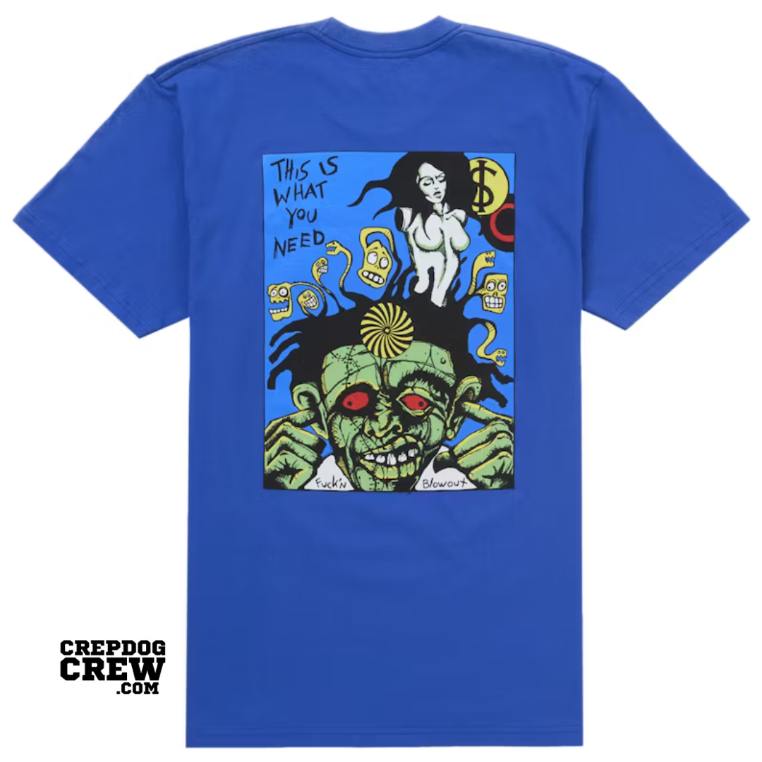 Supreme Fuckin Blowout Tee Royal