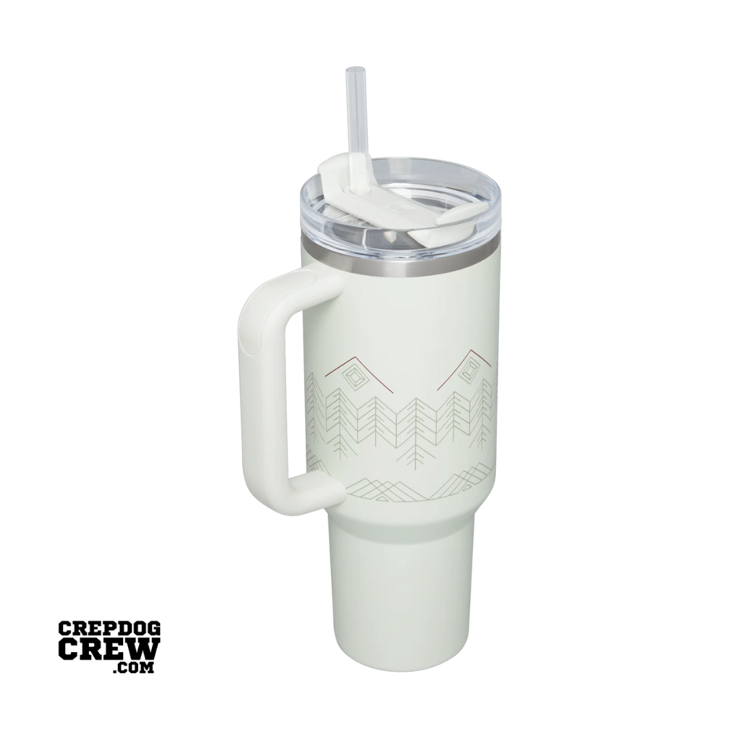 STANLEY TUMBLER Pale Stone Winterscape 40 oz ( Limited Edition )