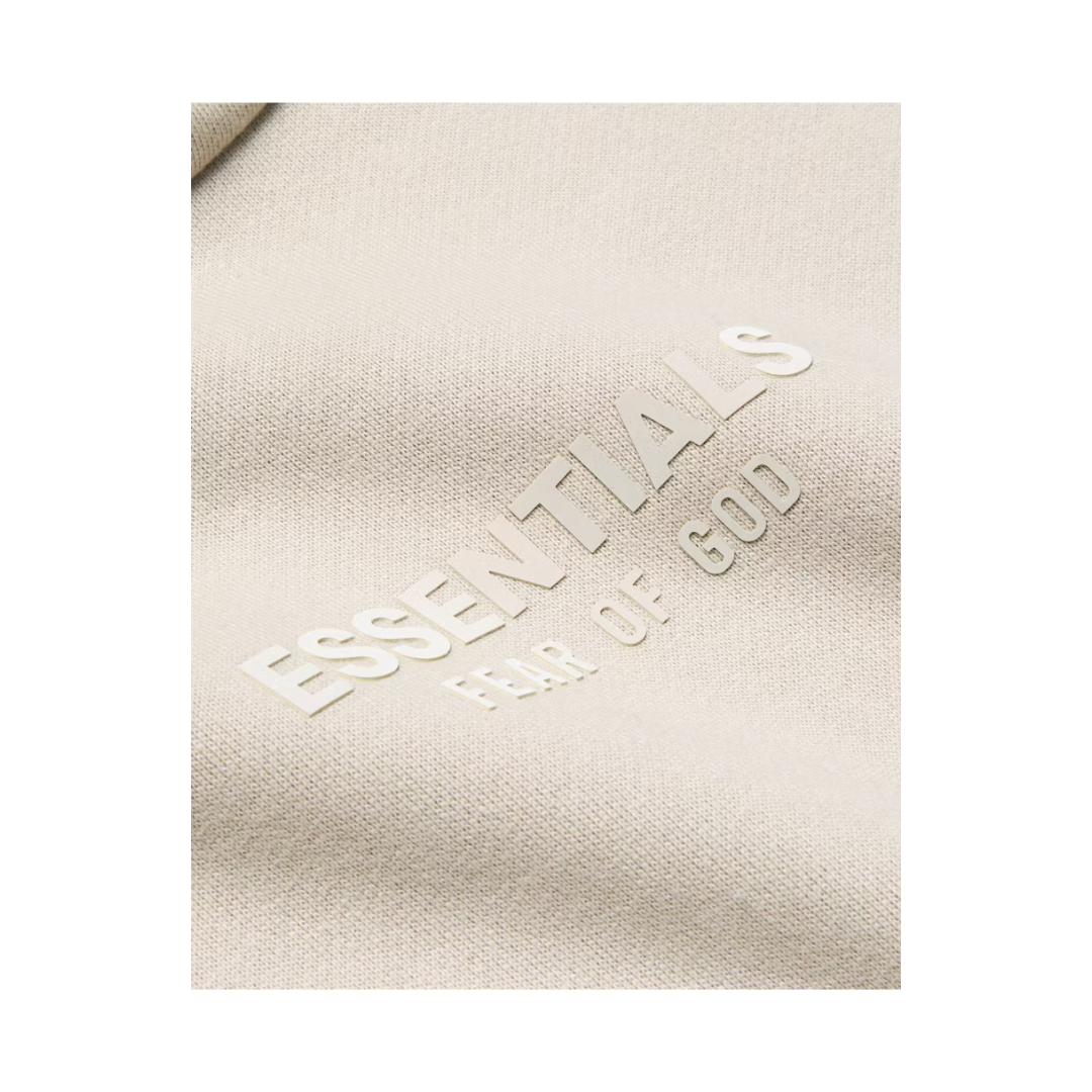 Fear of God Essentials Hoodie Silver Cloud