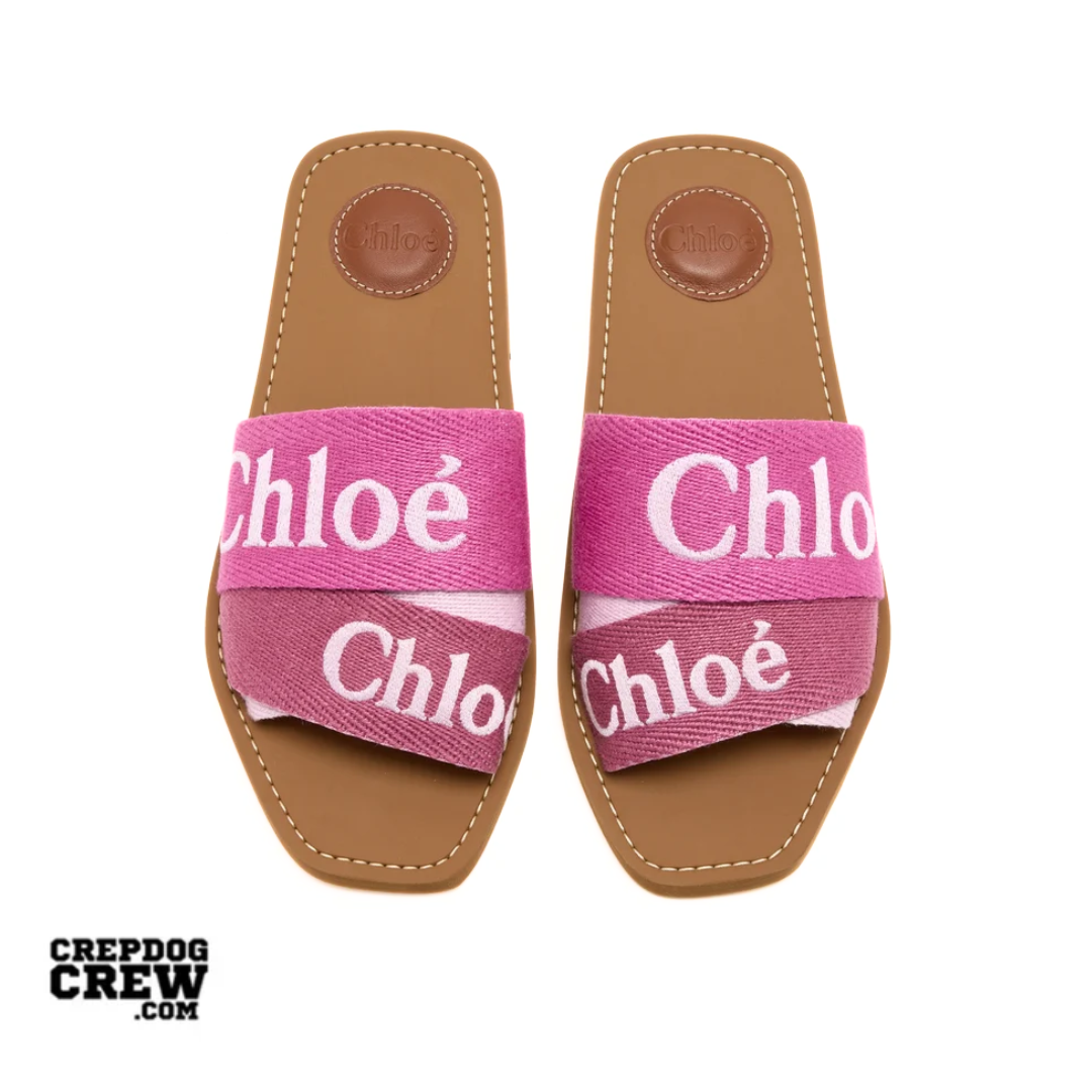 CHLOE WOODY MULE	PINK