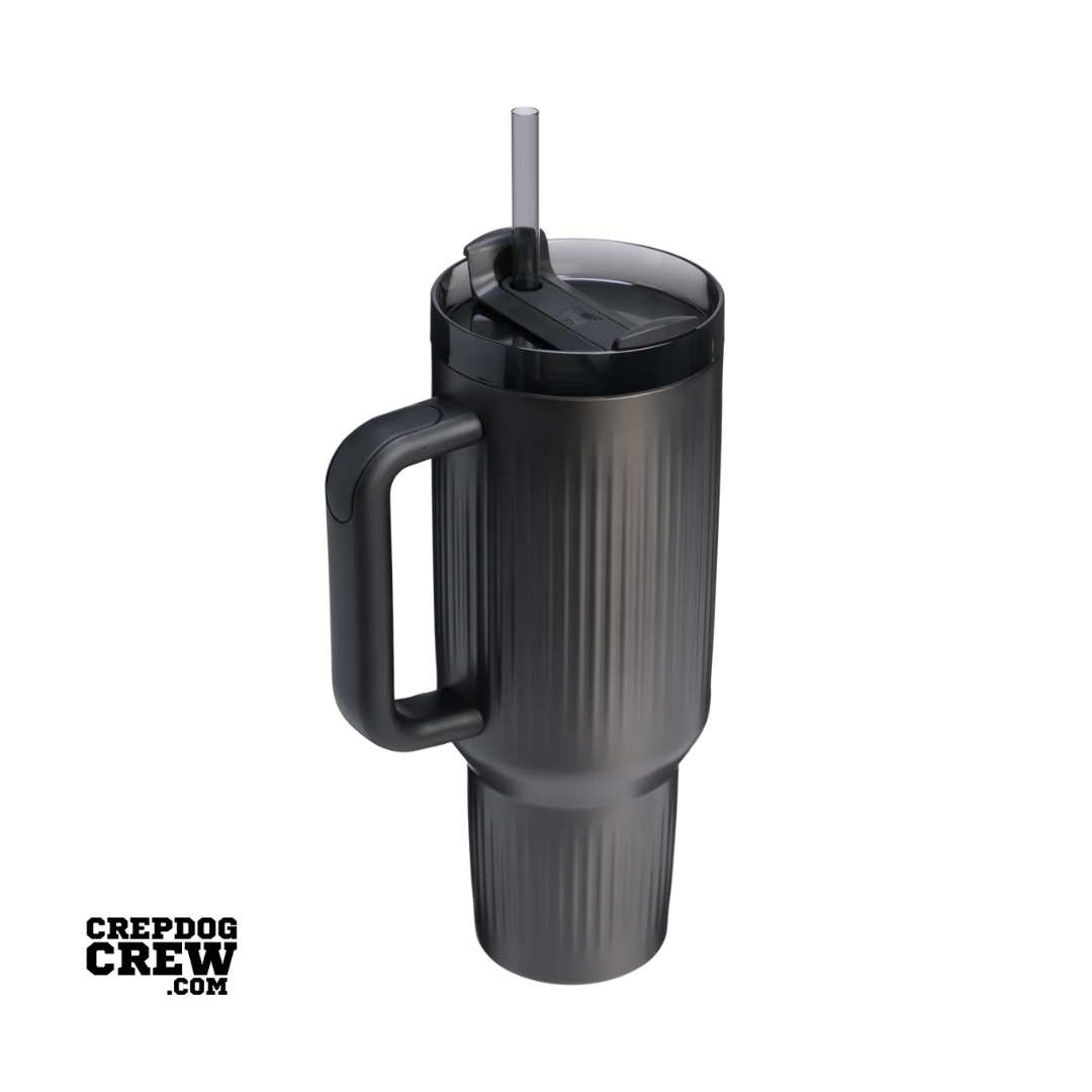 STANLEY TUMBLER Mug FlowState Fluted Black 40 Oz