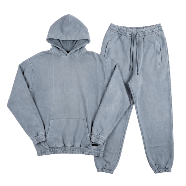 OVERDYED HEAVY WEIGHT CO-ORD SET (WINDY SKY)