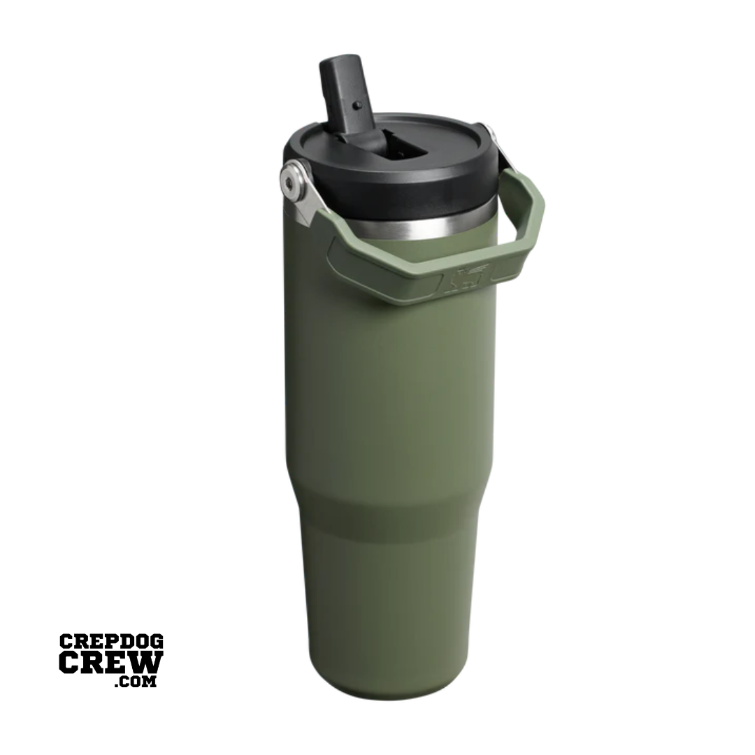 STANLEY Tumbler Mug IceFlow Flip Straw Dried Pine 30 Oz