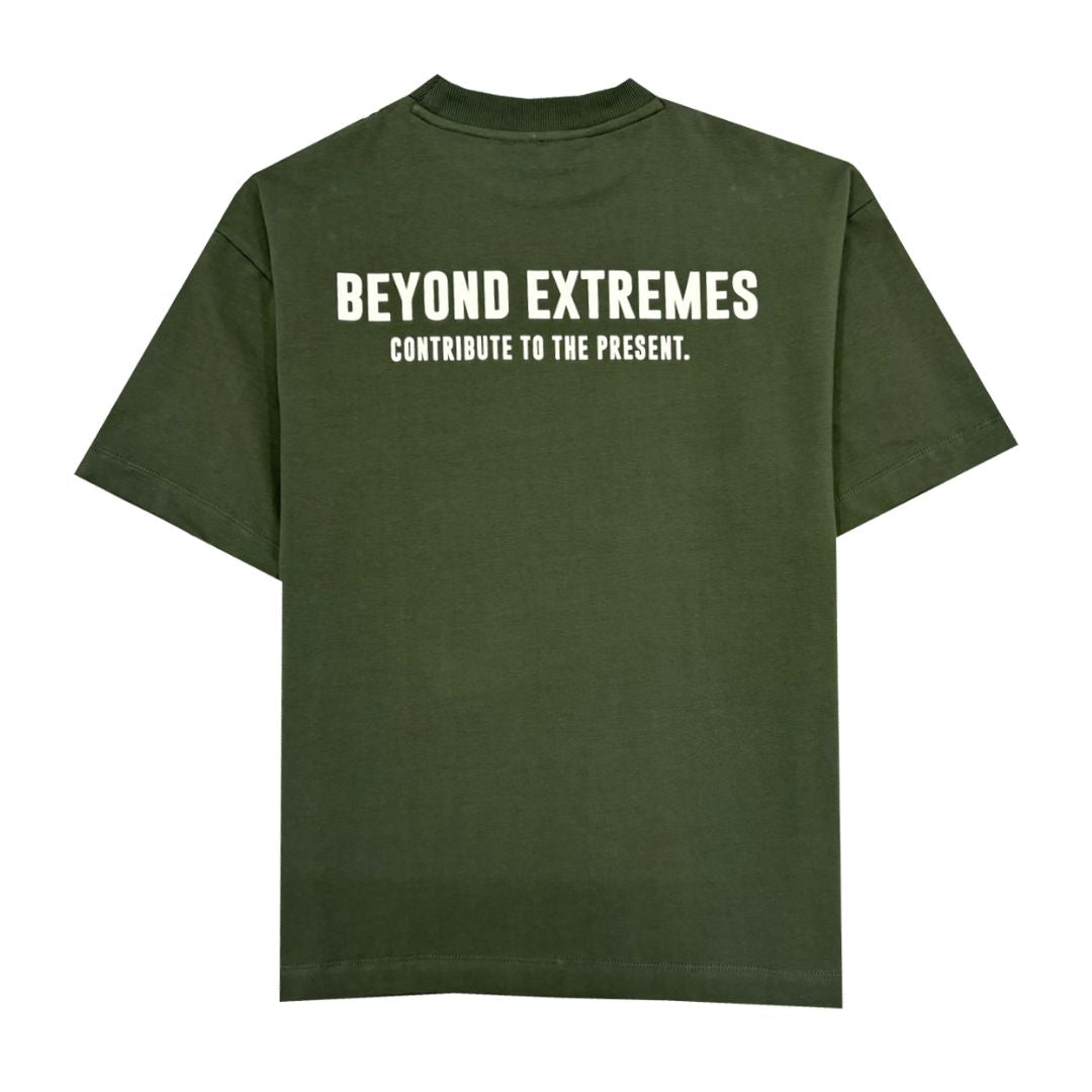 Kantha Basic T-shirt in Military Green [Unisex]