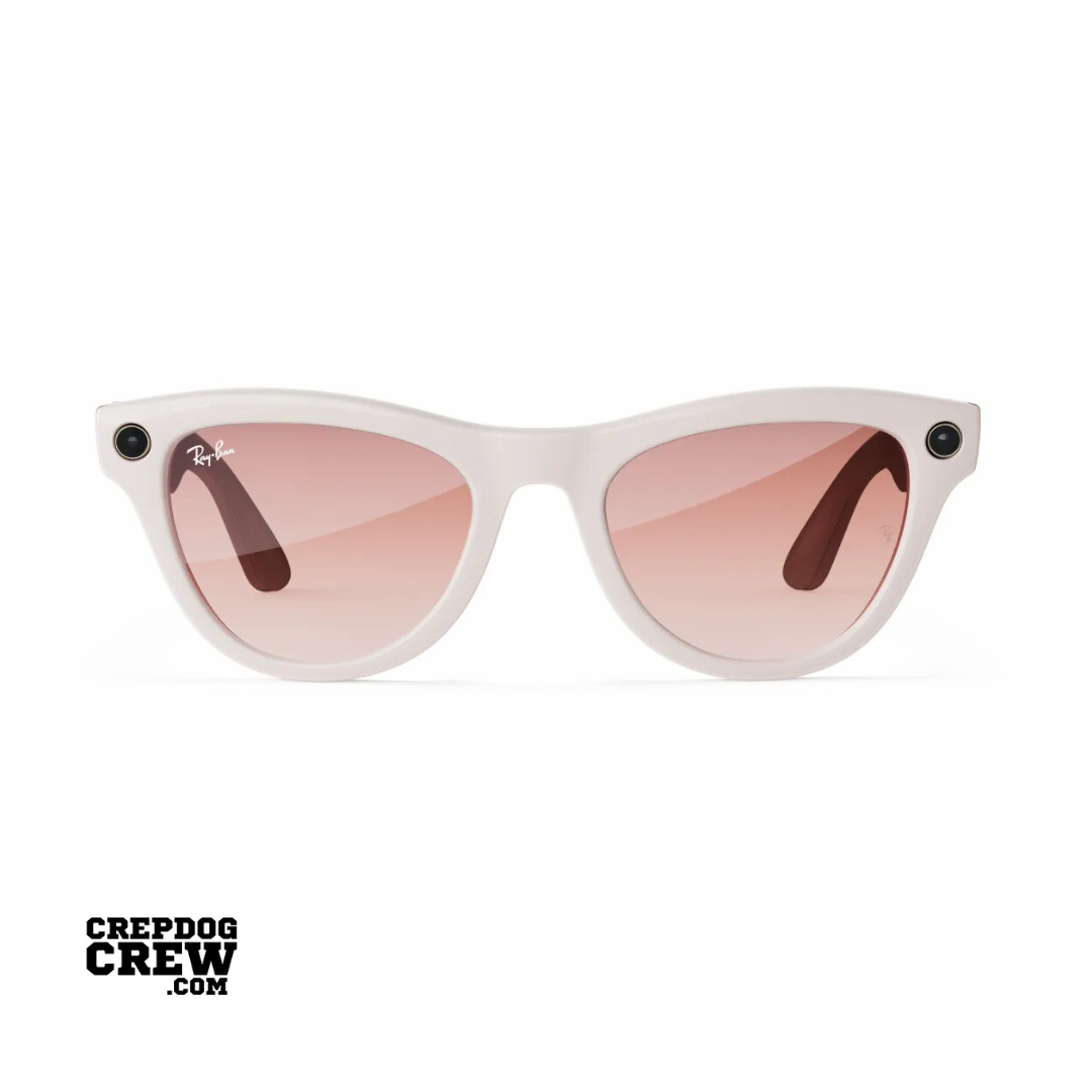 Ray-Ban Meta Skyler Shiny Chalky Gray ( Cinnamon Pink )