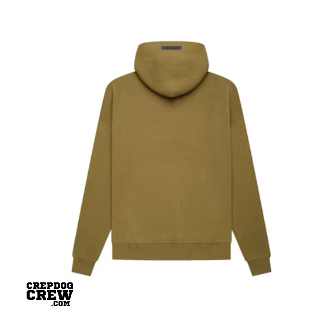 Fear of God Essentials Knit Pullover Hoodie Amber