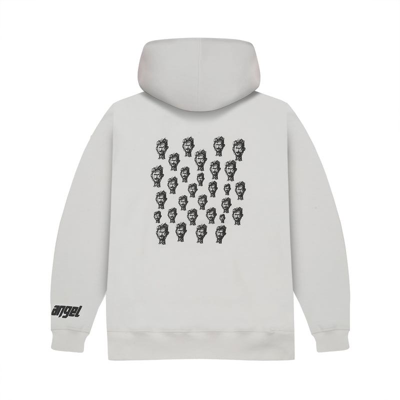 WHITE FACES HOODIE | DNA | Streetwear Sweatshirt Hoodies by Crepdog Crew
