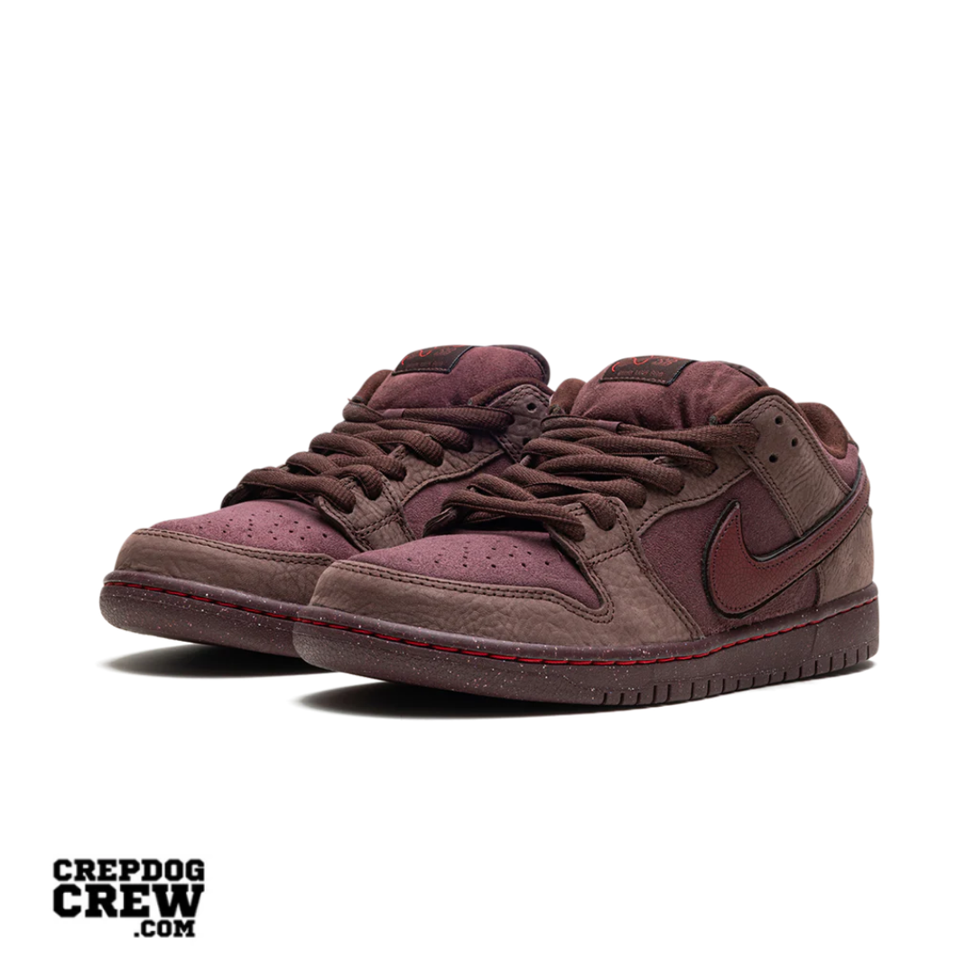 Nike SB Dunk Low City of Love Burgundy Crush
