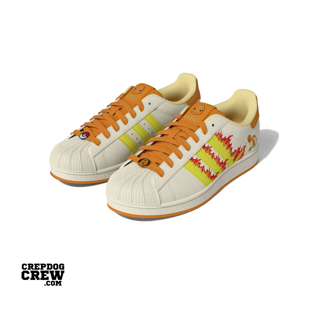 Adidas x Pokemon Superstar II Charmander