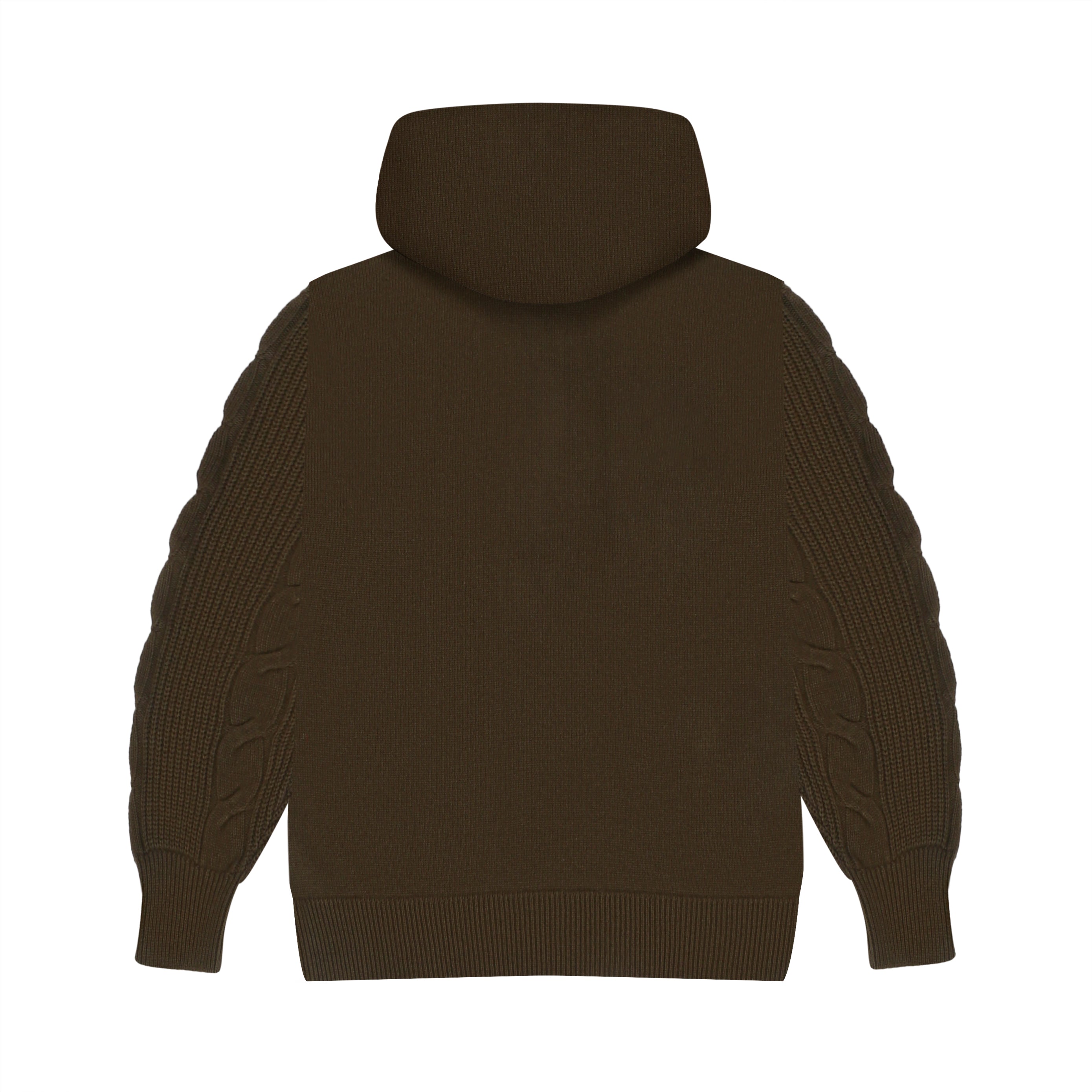 HERITAGE CABLE KNIT HOODIE