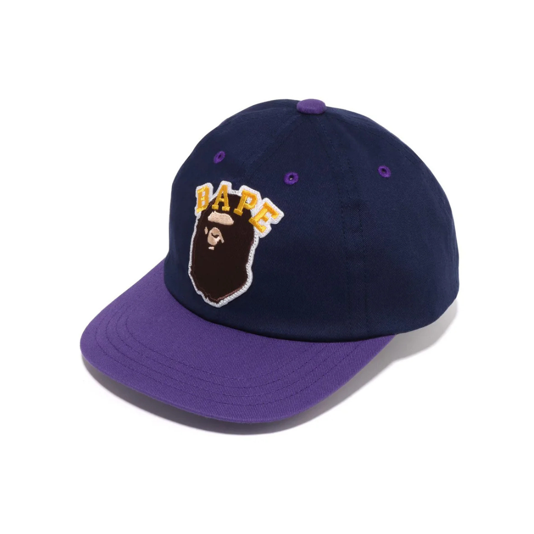 A BATHING APE Kids Ape Head Patch Cap