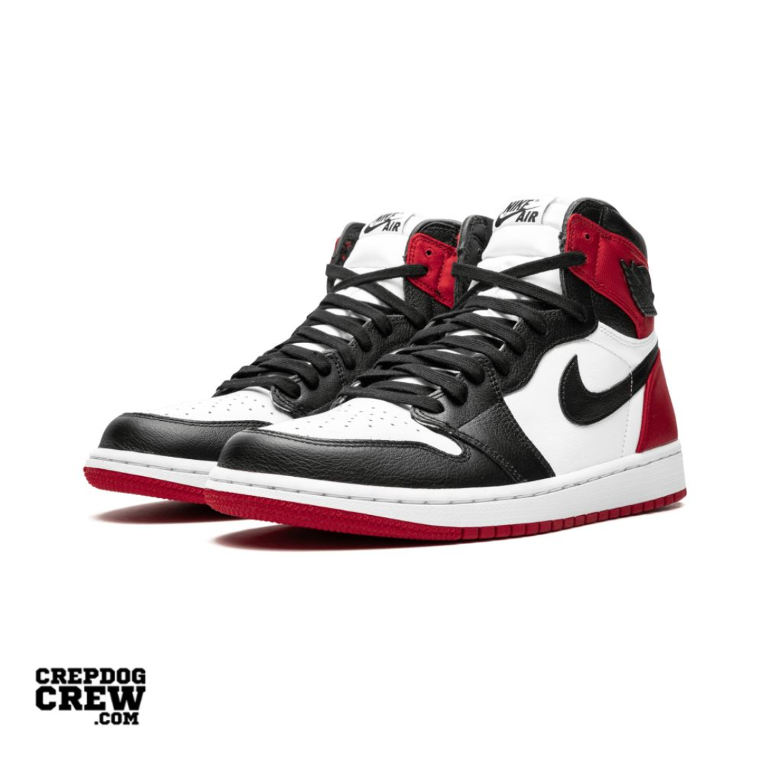 Jordan 1 Retro High Satin Black Toe (W)