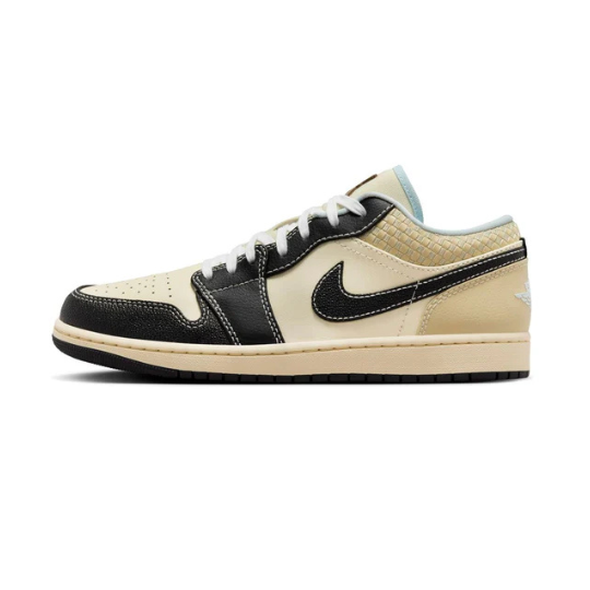 Jordan 1 Low SE Coconut Milk Black Muslin