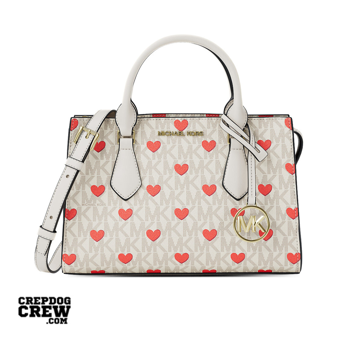 Michael Kors Sheila Small Embellished Signature Logo Satchel LT CRM MULTI