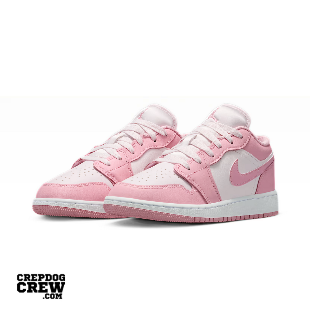 Jordan 1 Low Medium Soft Pink White (GS)