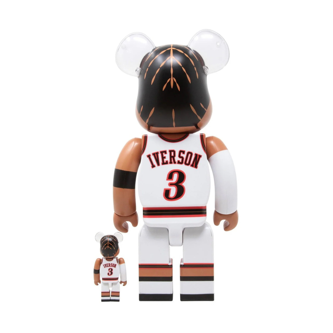 Bearbrick Allen Iverson (Philadelphia 76ers) 100% & 400% Set