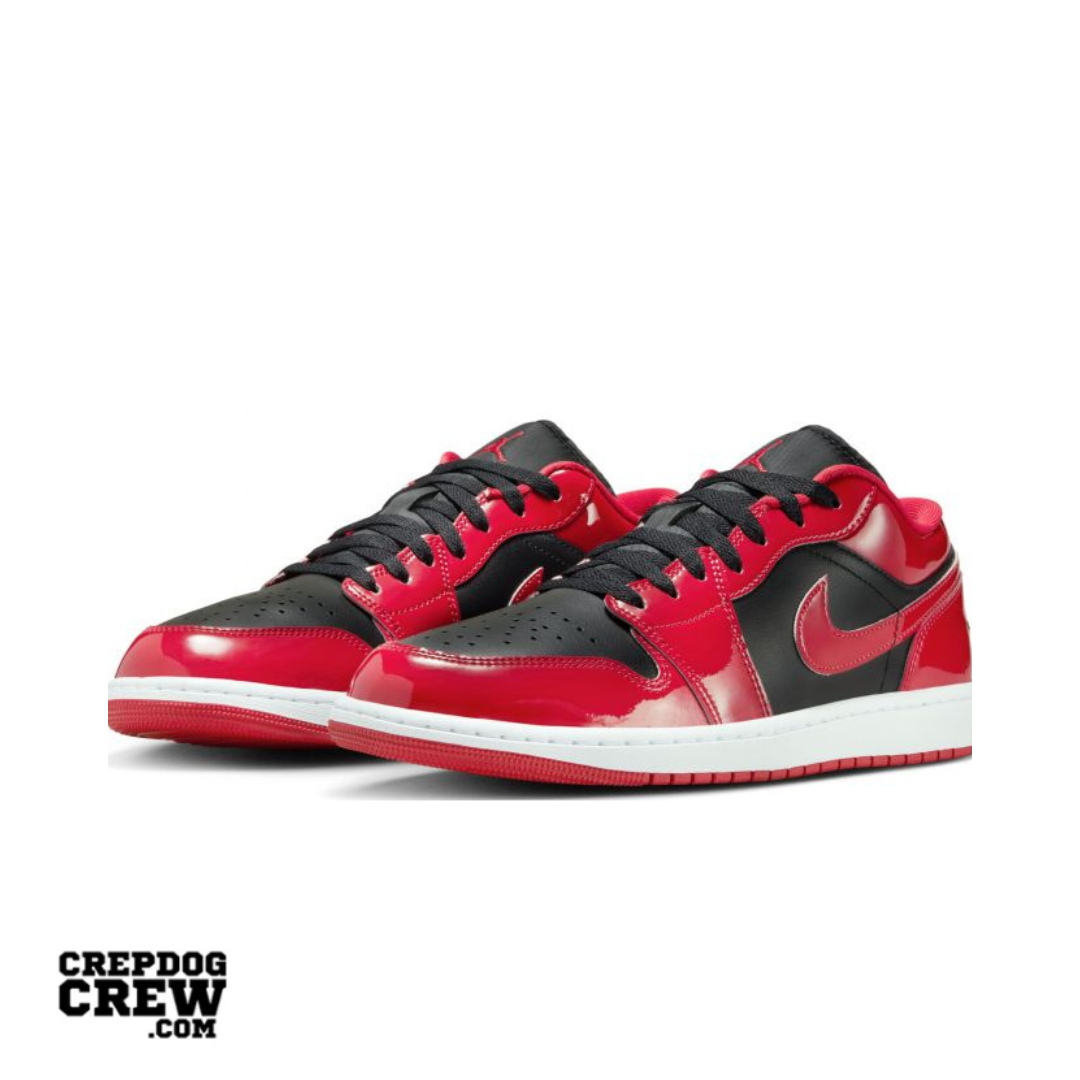 Jordan 1 Low SE Patent Varsity Red Black