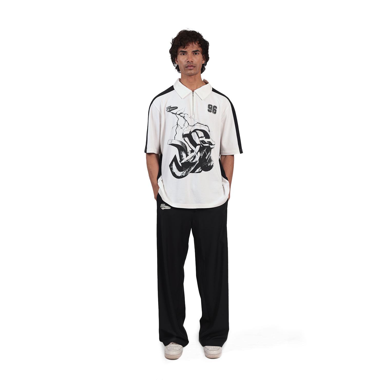 Shreyas Iyer x HUEMN 'Fiyer' T-shirt (White)