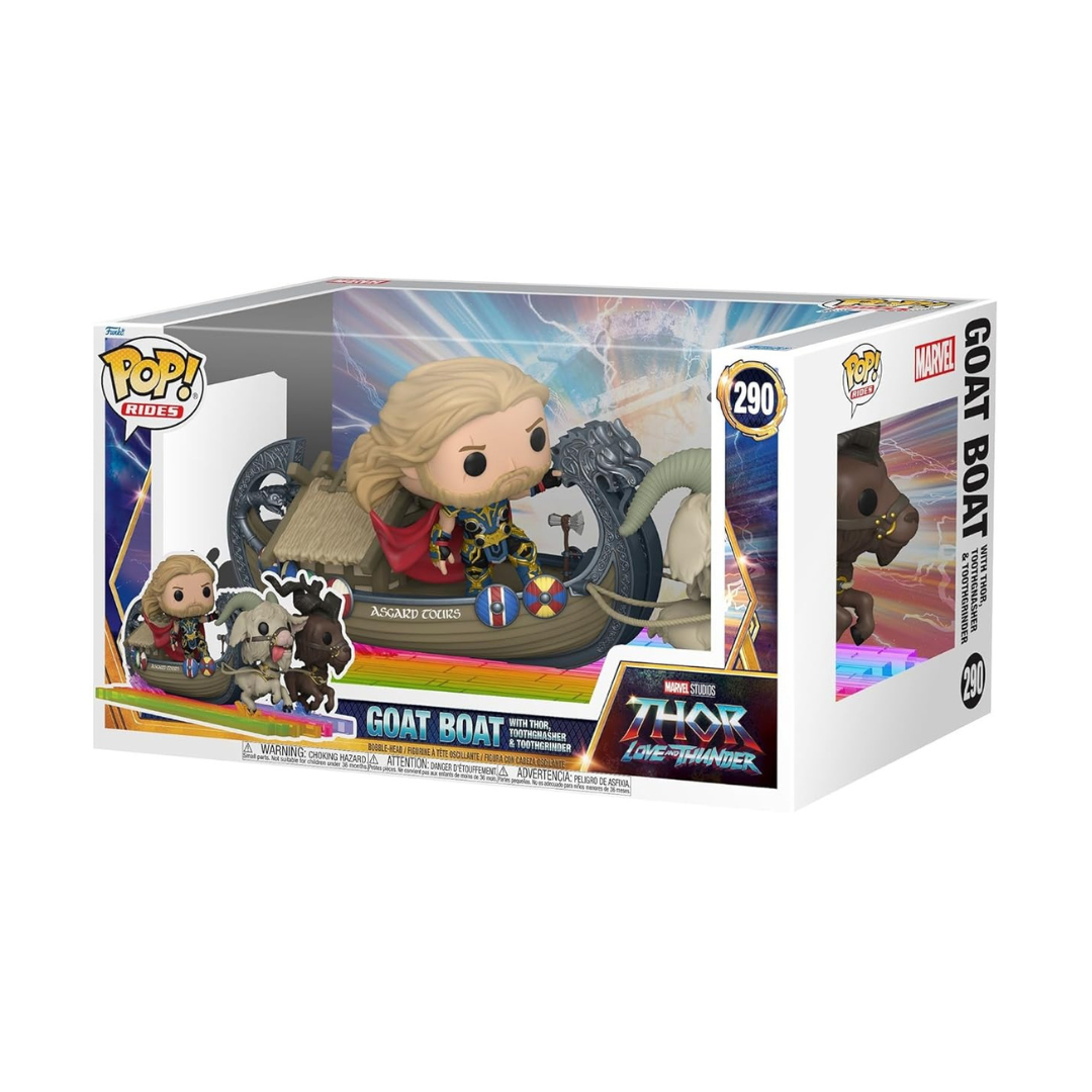 Funko Pop! Marvel: Pop Rides Thor Love and Thunder Goat Boat #290