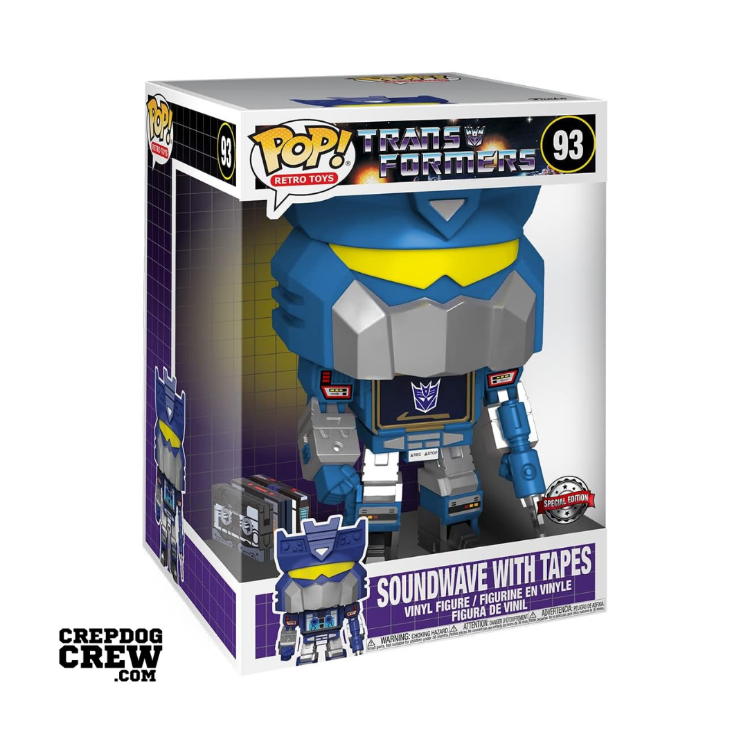 Funko Pop! Retro Toys: Transformers Soundwave with Tapes #93