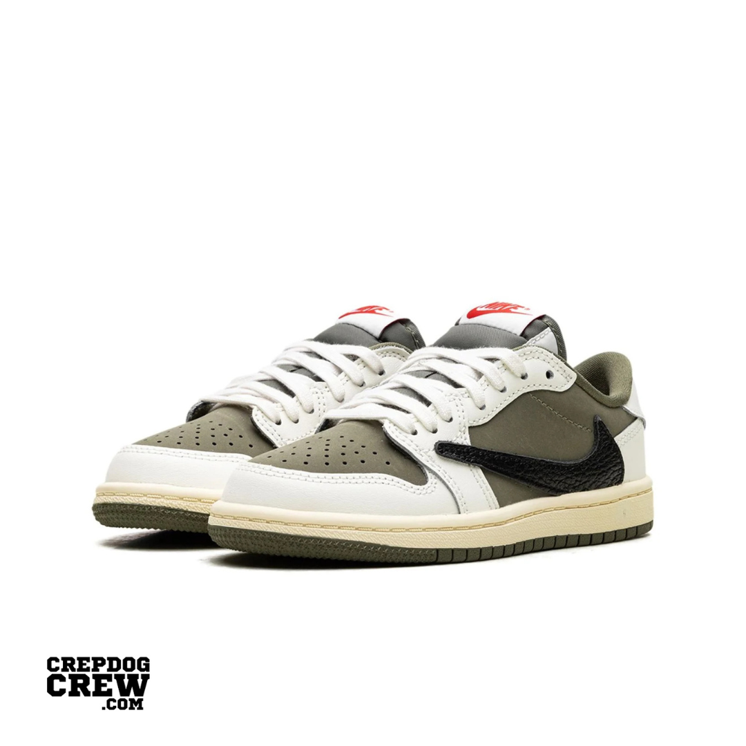 Jordan 1 Retro Low OG SP Travis Scott Medium Olive (Pre School Kids)