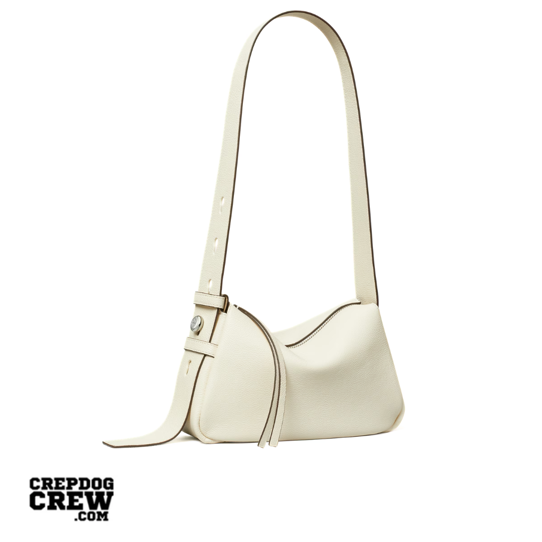 TORY BURCH SMALL ROMY SHOULDER BAG light cream