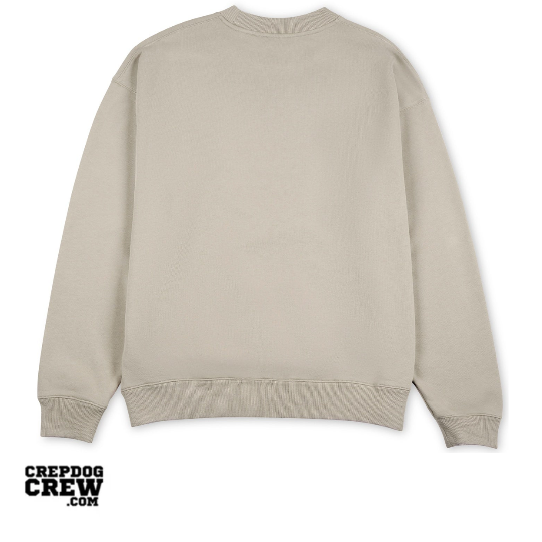OFF WHITE Shadow Logo Skate Crewneck FADE OUT STONE