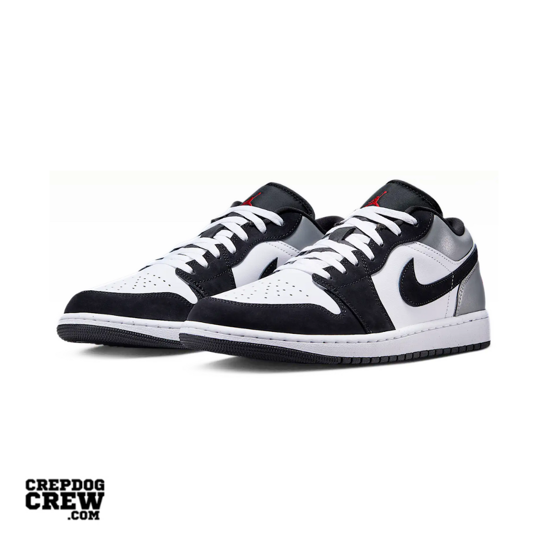 Jordan 1 Low SE White Fire Red Black Matte Silver