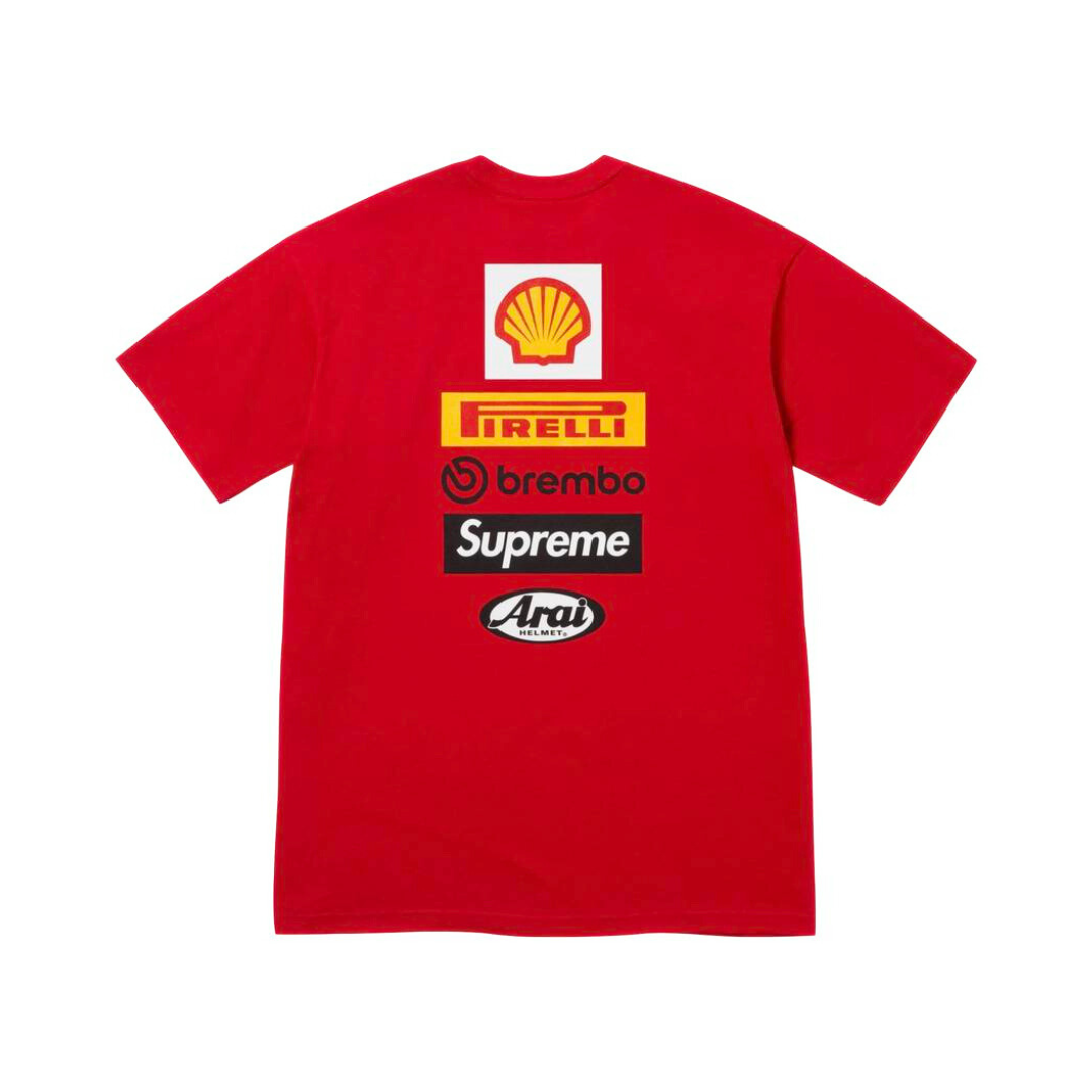 Supreme Ducati Logo Tee Red