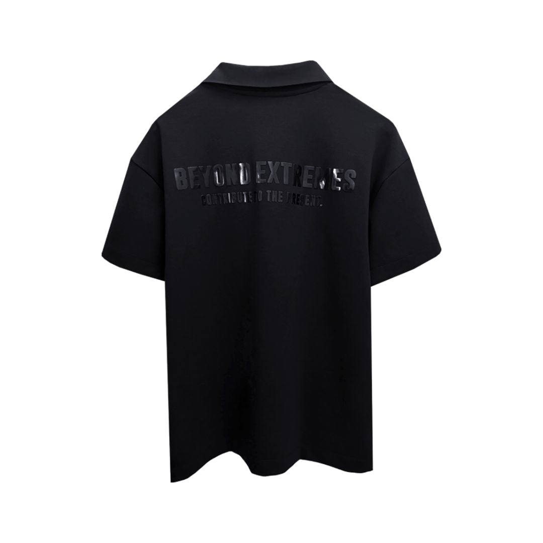 Everyday Polo T-shirt in Black [Unisex]