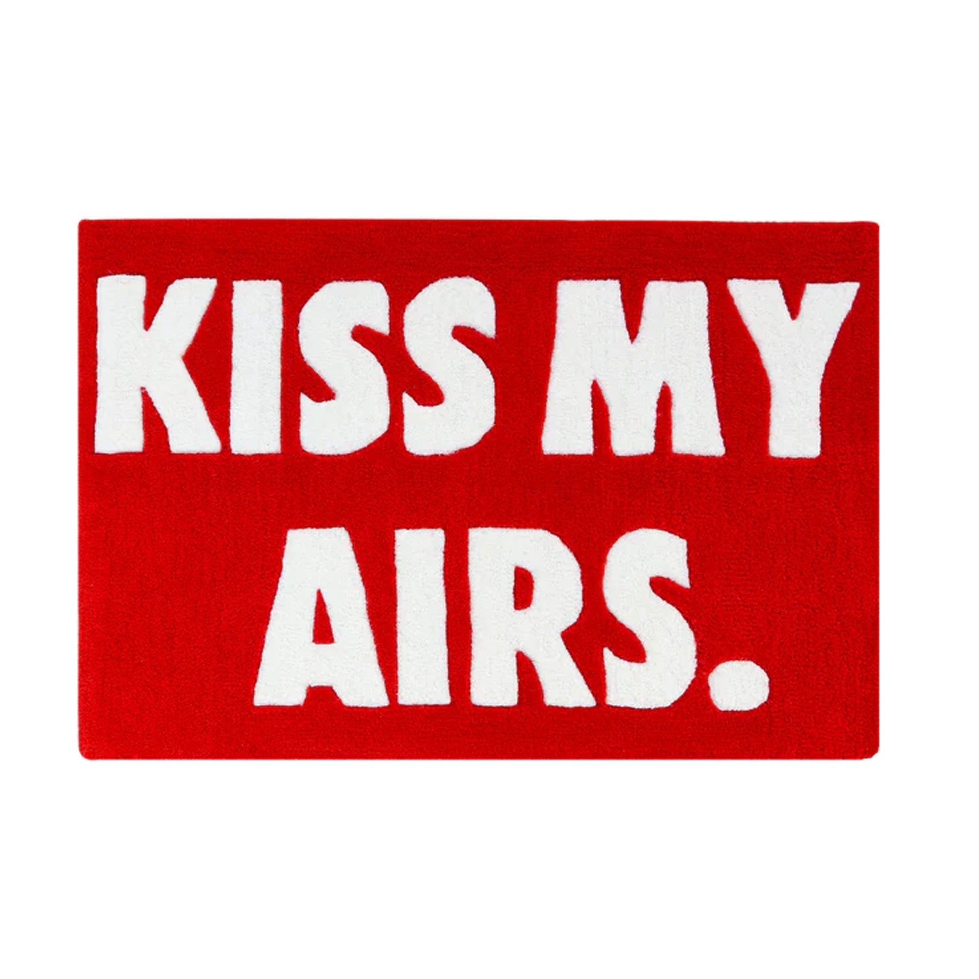 "Kiss My Airs" (Candy Apple Red) Custom Rug