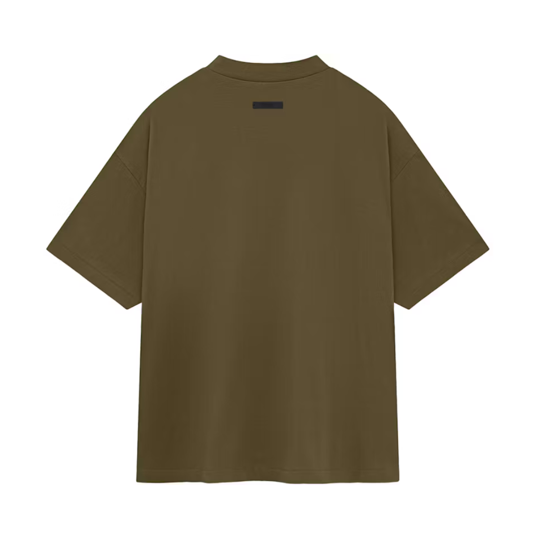 Fear of God Essentials Jersey Crewneck Tee Olive