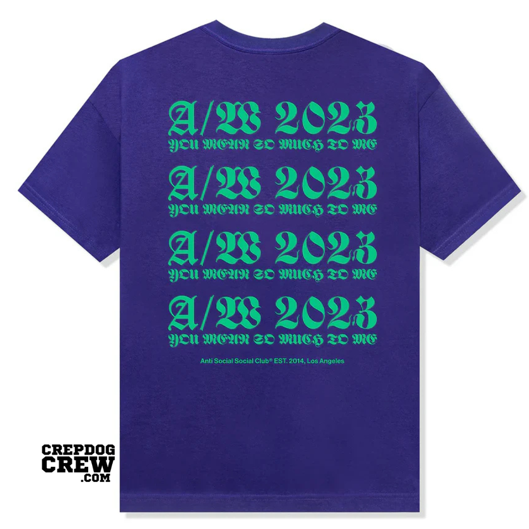 Anti Social Social Club NOTHING ELSE TEE PURPLE