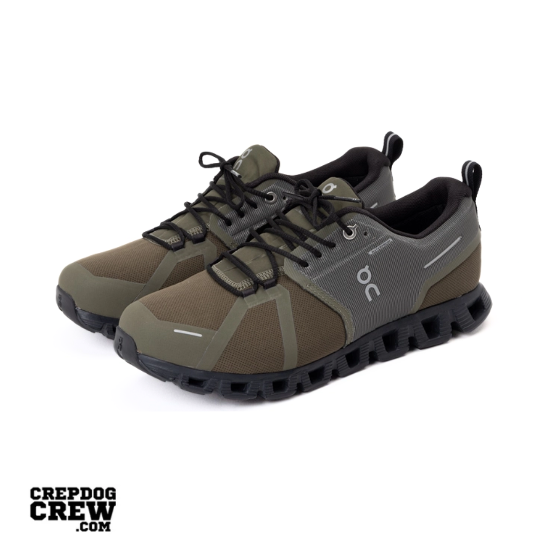 On Running Cloud 5 Waterproof Olive Black